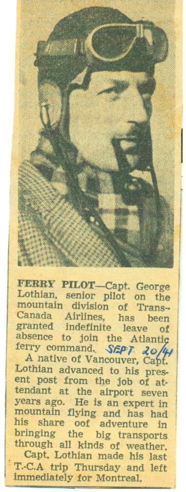 Captain George Bayliss Lothian