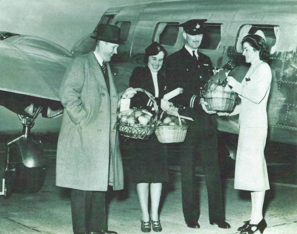 Inaugural airline service flight